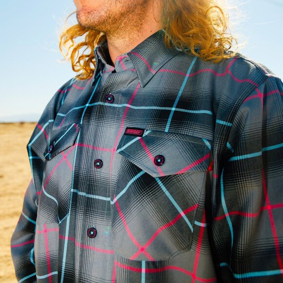 DIXXON x SHREDDY 2024 Collab V7 Limited Edition Flannel Shirt -Men's M - Picture 4 of 11